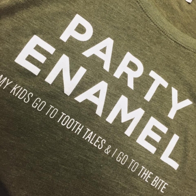 Get Your Party Enamel Tee Today!