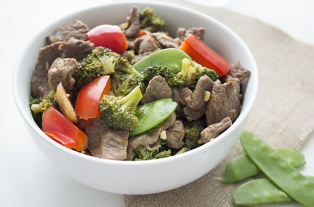 Ginger Beef &amp; Broccoli Stir Fry